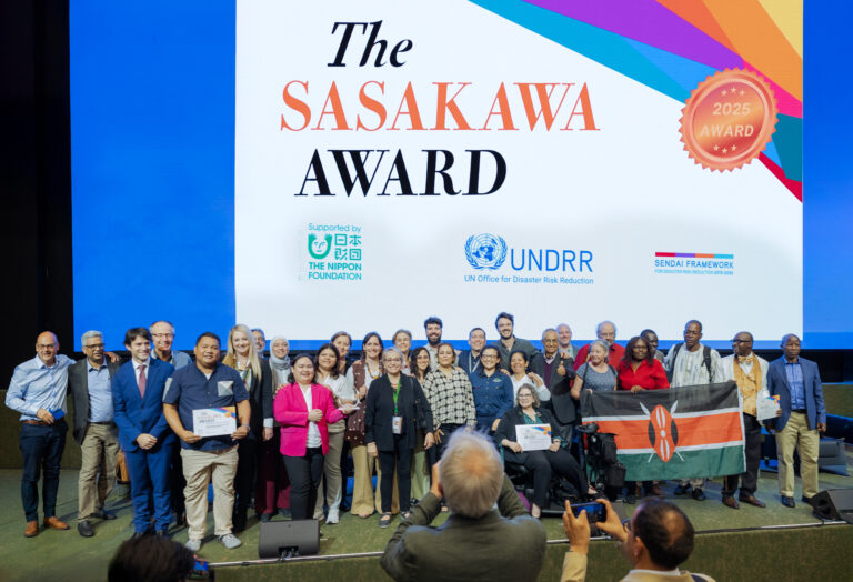 CASM se une a la celebración por el galardón otorgado a GNDR, red de la que formamos parte, en reconocimiento a su liderazgo en la reducción del riesgo de desastres.